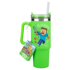 Best Vaso de Viaje Térmico con Pajita 900ml Minecraft Minecraft