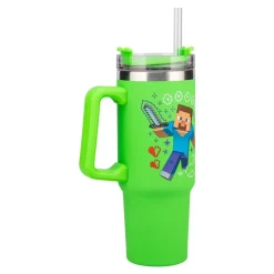 Best Vaso de Viaje Térmico con Pajita 900ml Minecraft Minecraft
