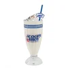 Cinereplicas Stranger Things^Vaso y pajita para batido Scoops Ahoy - Stranger Things