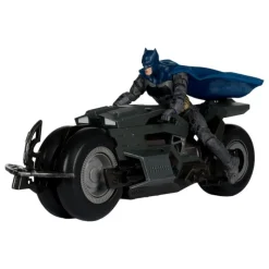 McFarlane Toys Regalos De Superhéroes Dc|Figuras Dc^Vehículo Batcycle con Batman de DC Multiverse -