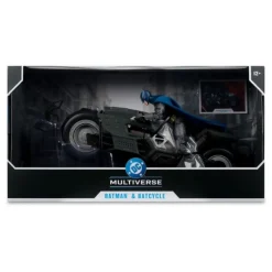 McFarlane Toys Regalos De Superhéroes Dc|Figuras Dc^Vehículo Batcycle con Batman de DC Multiverse -