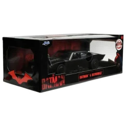 Jada Toys Regalos De Superhéroes Dc|Figuras Dc^Vehículo Batmobile 1/18 Batman con Figura 7 cm