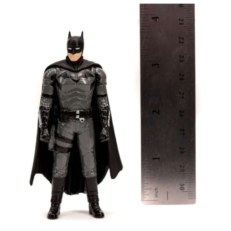 Jada Toys Regalos De Superhéroes Dc|Figuras Dc^Vehículo Batmobile 1/18 Batman con Figura 7 cm