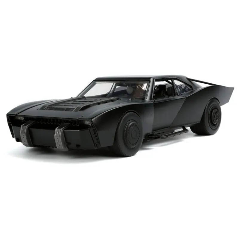 Jada Toys Regalos De Superhéroes Dc|Figuras Dc^Vehículo Batmobile 1/18 Batman con Figura 7 cm