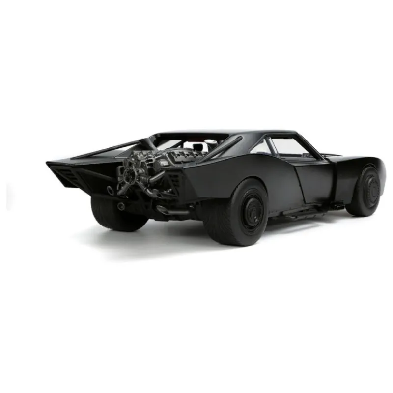 Jada Toys Regalos De Superhéroes Dc|Figuras Dc^Vehículo Batmobile 1/18 Batman con Figura 7 cm