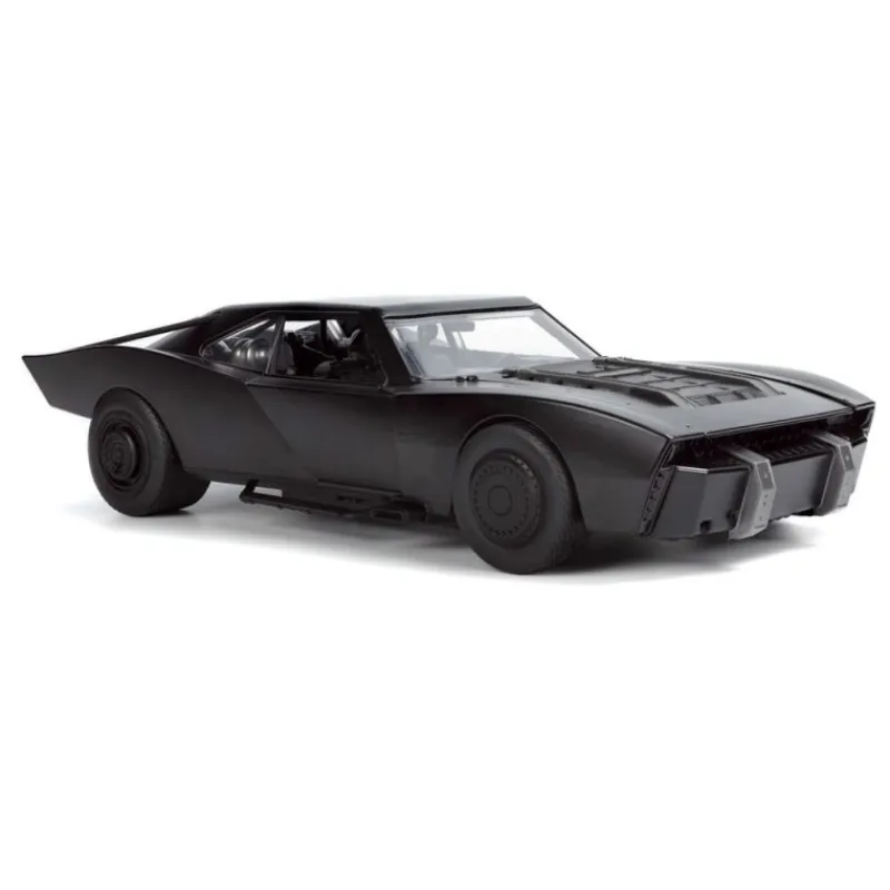 Jada Toys Regalos De Superhéroes Dc|Figuras Dc^Vehículo Batmobile 1/18 Batman con Figura 7 cm