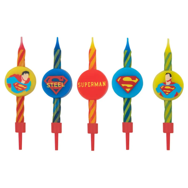Cinereplicas Dc Hogar^Velas De Cumpleaños Superman