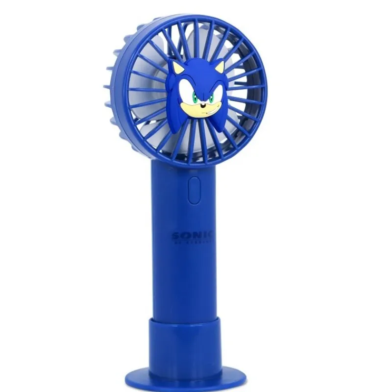 YuMe Toys Regalos Y Coleccionismo Para Gamers - Cosas De Videojuegos Míticos|Descuentos Gaming^Ventilador de Mano de Sonic The Hedgehog