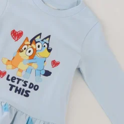 Niños Cerdá Kids Disney Para Niñas|Ropa Y Téxtil: Cosas Que Ponerse Para Niños ^Vestido Bluey French Terry para Niñas 3-6 Años 100% Algodón