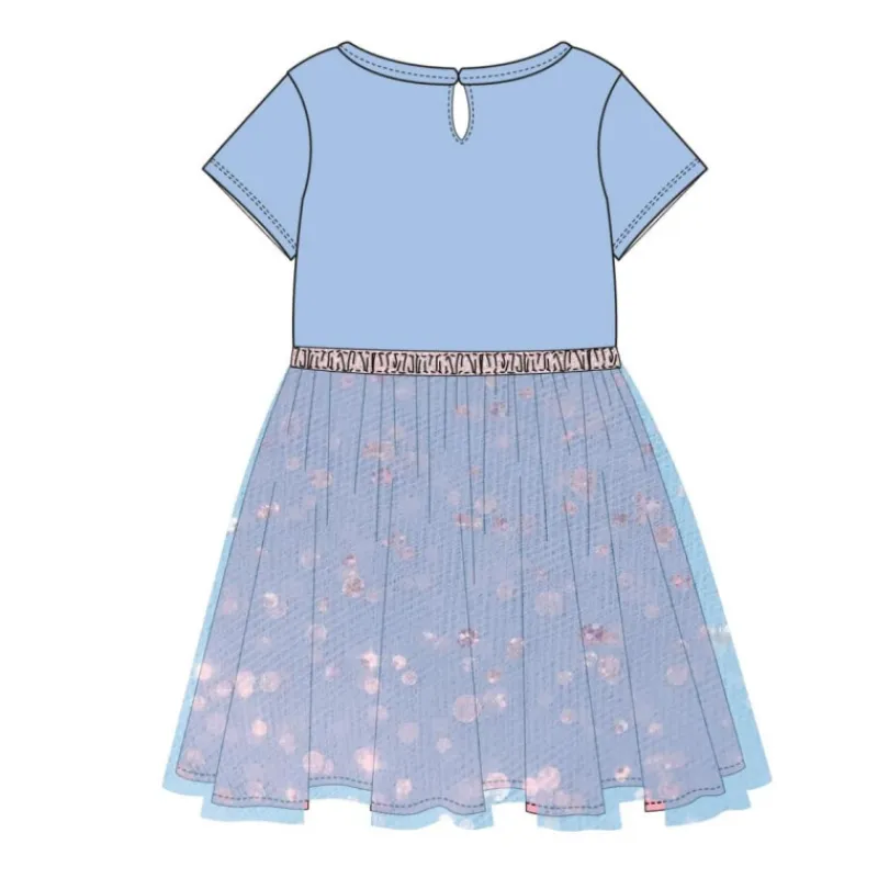 Cerdá Kids Stitch Kids^Vestido infantil de tul Stitch y Angel Disney