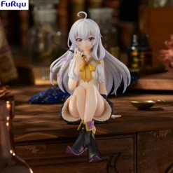 Clearance Wandering Witch: The Journey of Elaina Estatua PVC Noodle Stopper Elaina 13 cm Figuras