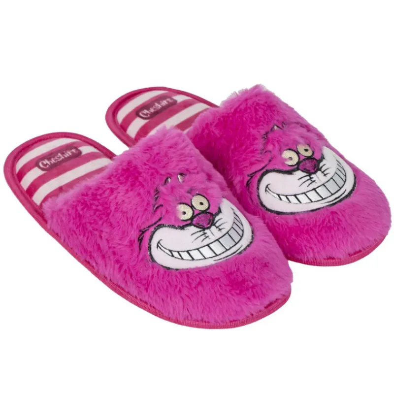 Cerdá Adult Películas Y Personajes De Disney ·Alicia Y Cheshire^Zapatillas de casa abiertas gato Cheshire