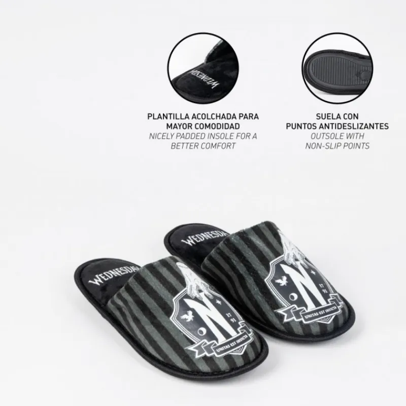Online Zapatillas de Casa Wednesday Miércoles Miércoles Addams