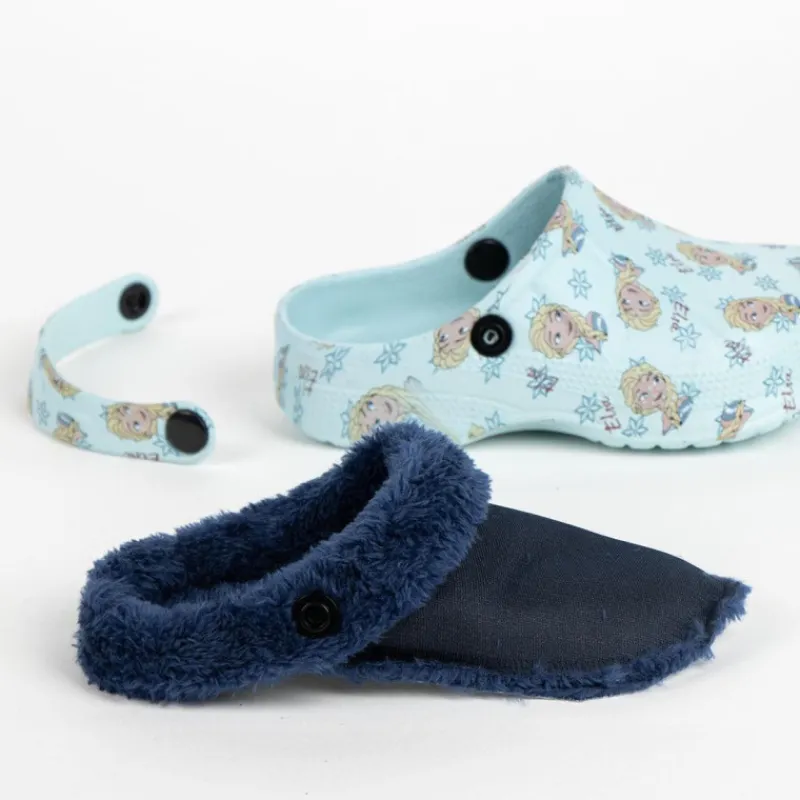 Cerdá Kids Disney Para Niñas|Calzado Kids^Zapatillas de Casa Zueco Borreguillo Frozen
