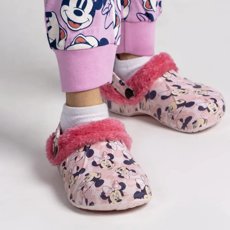 Cerdá Kids Disney Para Niñas|Calzado Kids^Zapatillas de Casa Zueco Borreguillo Minnie