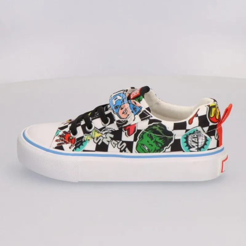 Clearance Zapatillas de Loneta Vulcanizadas Marvel para Niños Niños Marvel Y Dc Para Niños|Calzado Kids