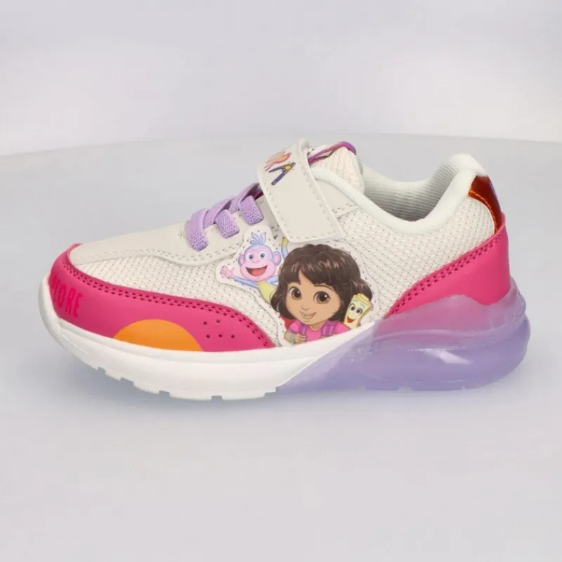 Sale Zapatillas Deportivas con Luces Dora la Exploradora T23-T28 Disney Para Niñas|Calzado Kids