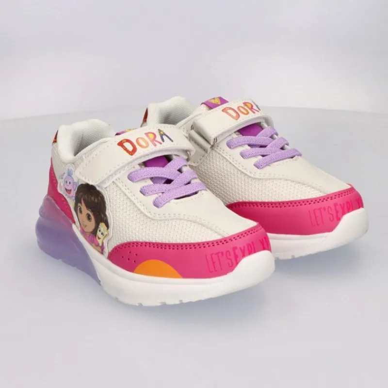Sale Zapatillas Deportivas con Luces Dora la Exploradora T23-T28 Disney Para Niñas|Calzado Kids