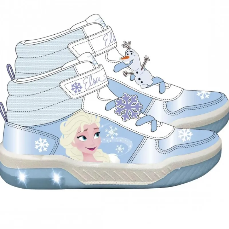 Cerdá Kids Disney Para Niñas|Calzado Kids^Zapatillas Deportivas Frozen con Luces y Suela de PVC