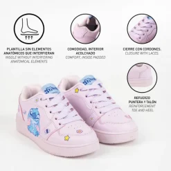 Best Zapatillas Deportivas Infantil Stitch con Suela de PVC Disney Para Niñas|Calzado Kids