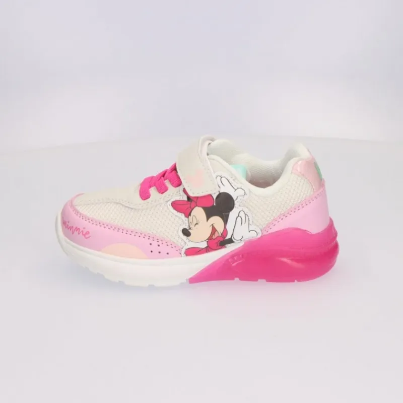New Zapatillas Deportivas Minnie con Luces y Suela TPR Disney Para Niñas|Calzado Kids