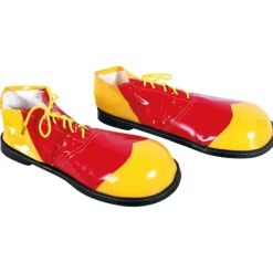 Disfrazzes Zapatos Y Cubrecalzado Para Disfraces|Accesorios Halloween Y Terror ^Zapatos de Payaso de Vinilo Amarillo y Rojo