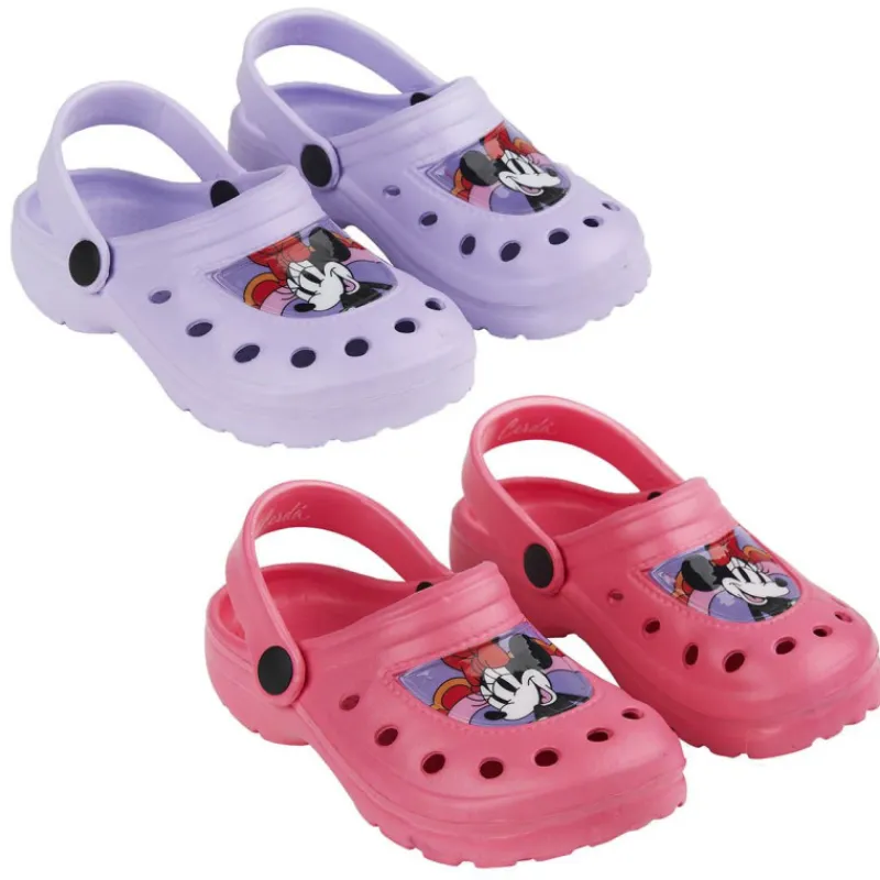 Hot Zuecos Minnie Disney Para Niñas|Calzado Kids