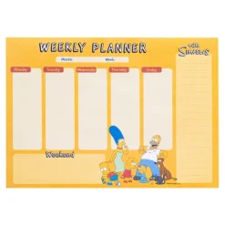 Clearance Bloc Planificador Semanal A4 The Simpsons con 54 Hojas Simpsons Y Futurama
