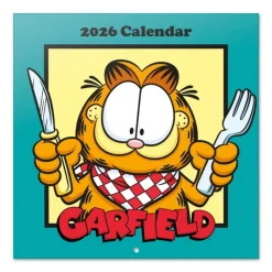 Best Calendario Garfield 2026 30x30 cm Pared 12 Meses Regalos De Otras Series