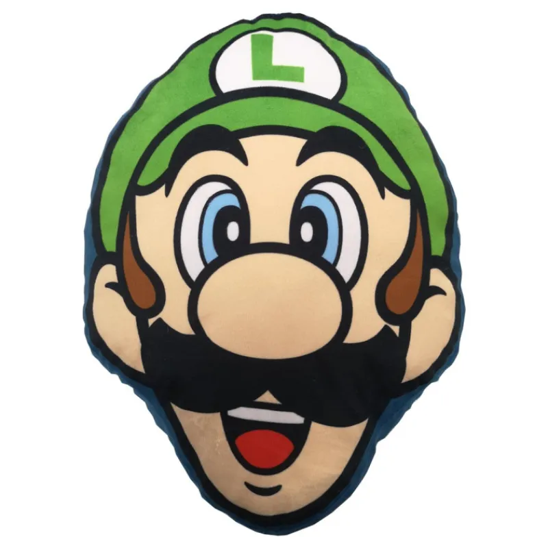 New Import Regalos Y Coleccionismo Para Gamers - Cosas De Videojuegos Míticos|Descuentos Gaming^Cojín Luigi Super Mario Bros 40cm
