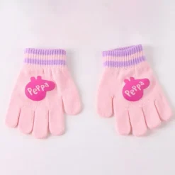 Best Conjunto 3 Piezas Bufanda Peppa Pig 100% Acrílico Rosa Niños Ropa Y Téxtil: Cosas Que Ponerse Para Niños