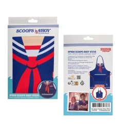 Cinereplicas Stranger Things^Delantal Scoops Ahoy de Steve - Stranger Things