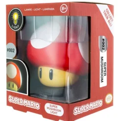 Clearance Mini Lámpara Super Mario Súper Champiñón Rojo 10 cm Huchas, Lámparas Y Tazas Kids |Regalos Y Coleccionismo Para Gamers - Cosas De Videojuegos Míticos
