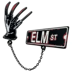 FaNaTtik Freddy Krueger|Coleccionismo De Miedo Y Terror^Pack de 2 Chapas de Pesadilla en Elm Street - Edición Limitada