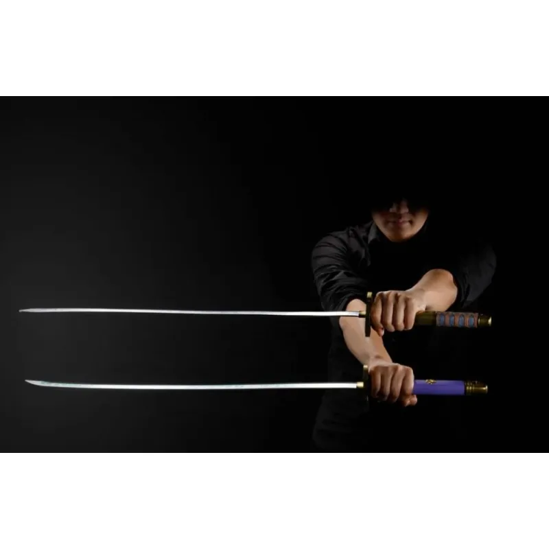 Bandai Armas, Espadas Y Escudos Disfraces|Disfraces Manga Y Anime^Set de 3 Proplicas Katanas Roronoa Zoro One Piece 95 cm